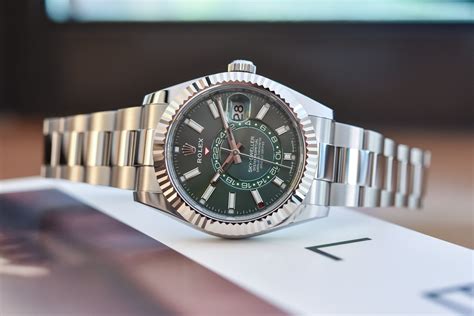 rolex skydweller grün|Rolex Sky-Dweller watch price.